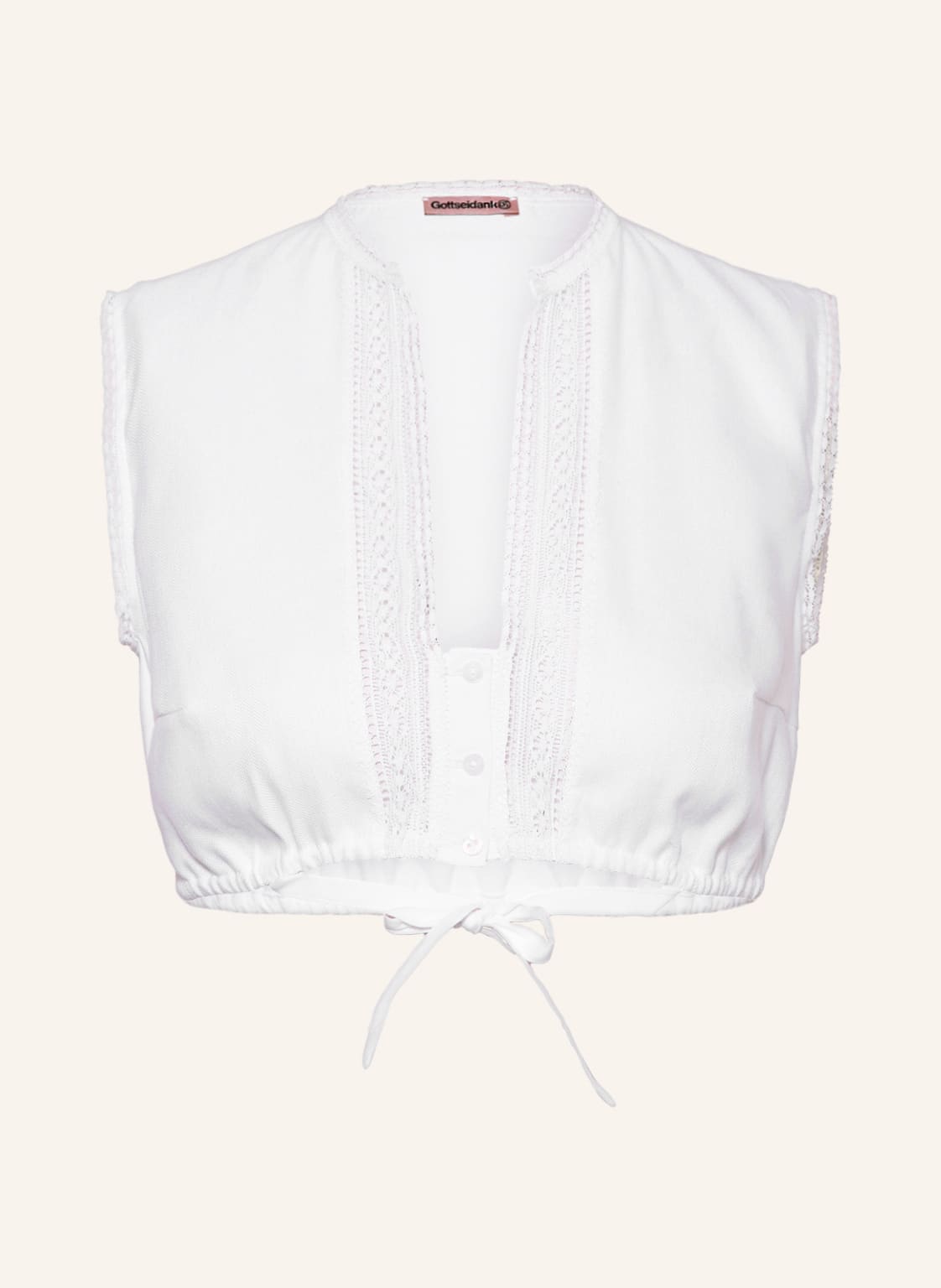 Gottseidank Dirndlbluse Romy Mit Leinen weiss Gottseidank Dirndlbluse Romy Mit Leinen weiss von gottseidank