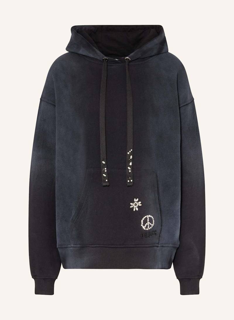 Grace Hoodie Mit Schmucksteinen schwarz von grace