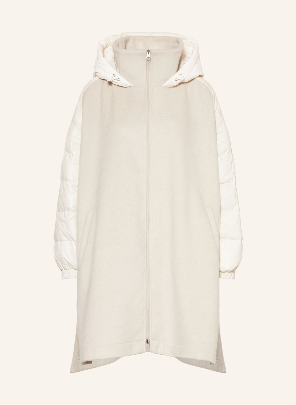 Grace Oversized-Mantel Im Materialmix weiss Grace Oversized-Mantel Im Materialmix weiss von grace