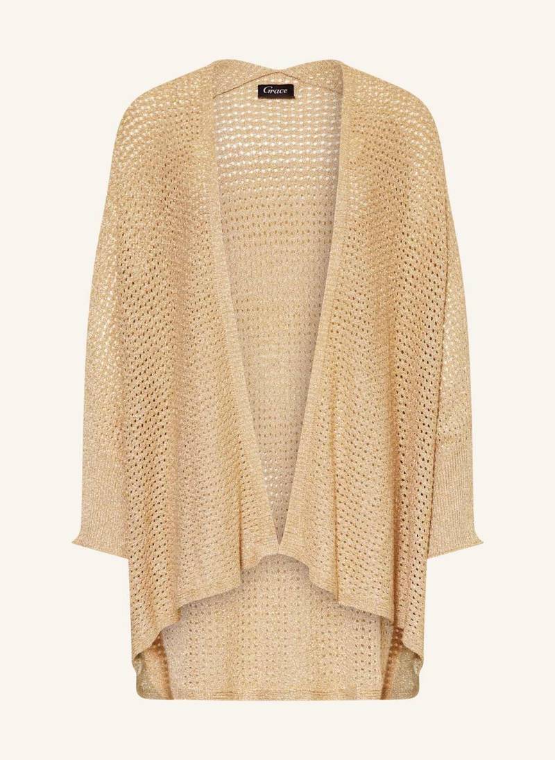 Grace Oversized-Strickhülle Mit Glitzergarn gold Grace Oversized-Strickhülle Mit Glitzergarn gold von grace