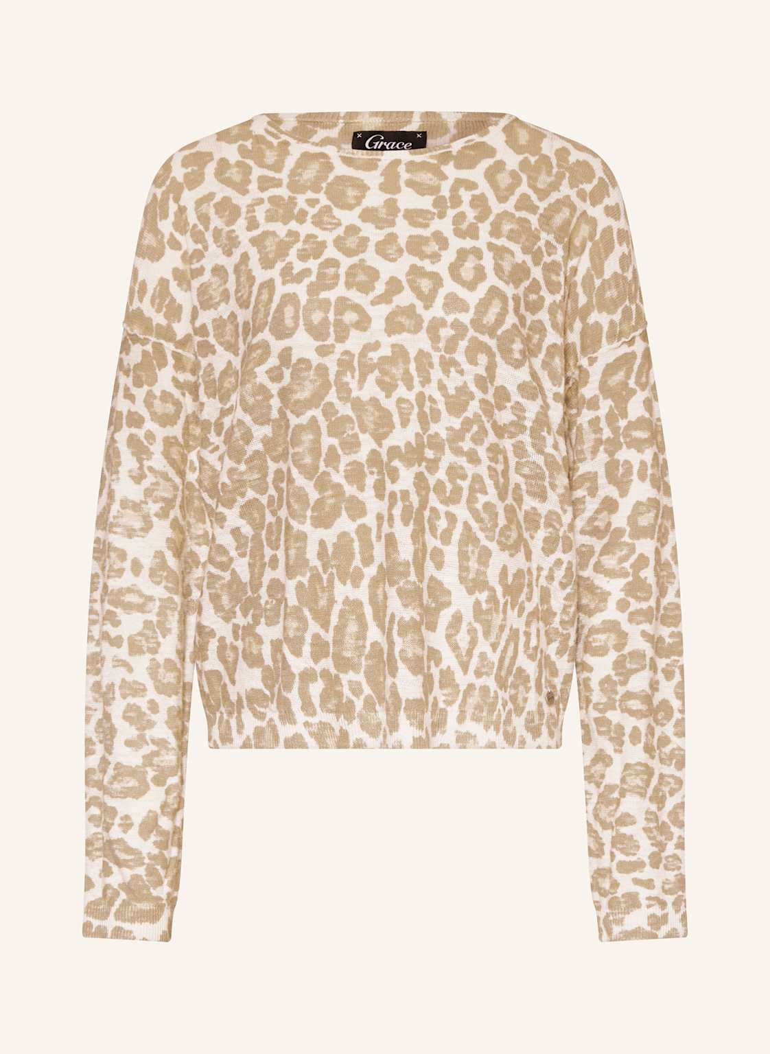 Grace Pullover Mit Leinen beige Grace Pullover Mit Leinen beige von grace