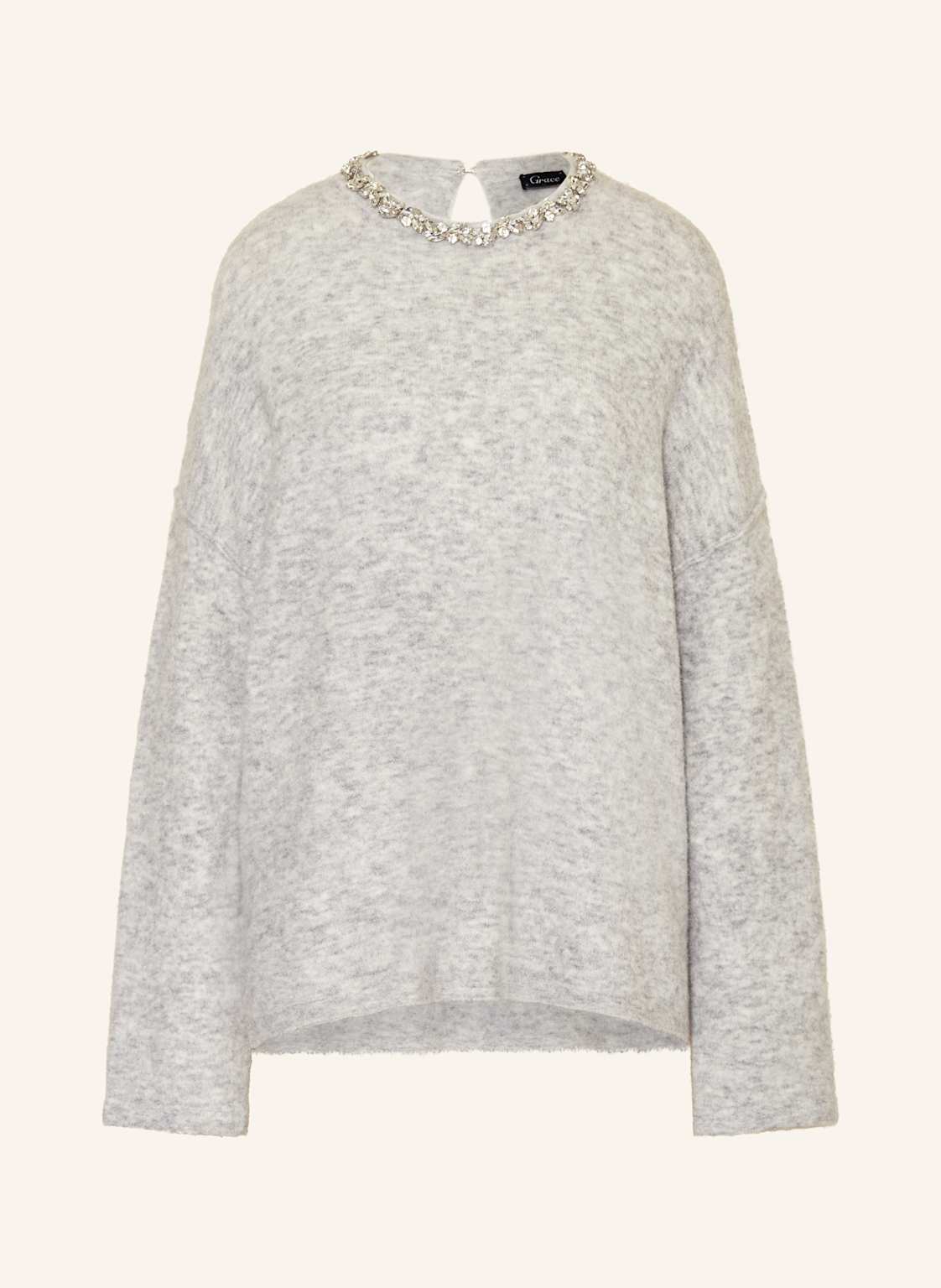 Grace Pullover Mit Schmucksteinen grau Grace Pullover Mit Schmucksteinen grau von grace
