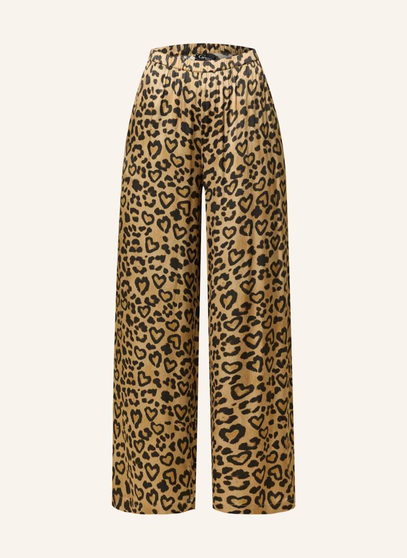 Grace Satinhose braun von grace