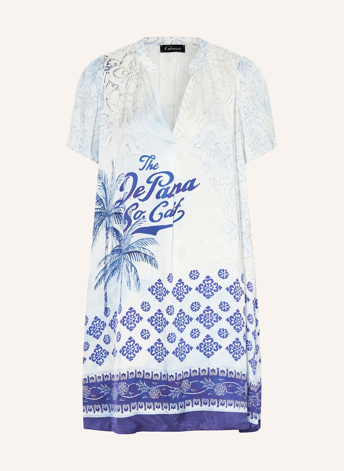Grace Satinkleid blau Grace Satinkleid blau von grace