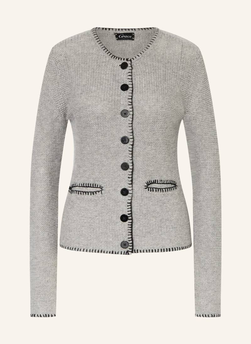 Grace Strickjacke grau von grace