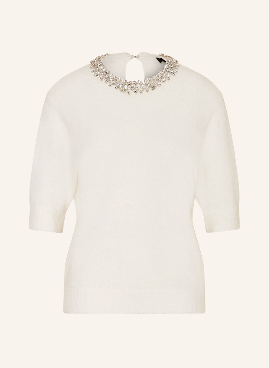 Grace Strickshirt Mit Abnehmbaren Schmucksteinen weiss Grace Strickshirt Mit Abnehmbaren Schmucksteinen weiss von grace