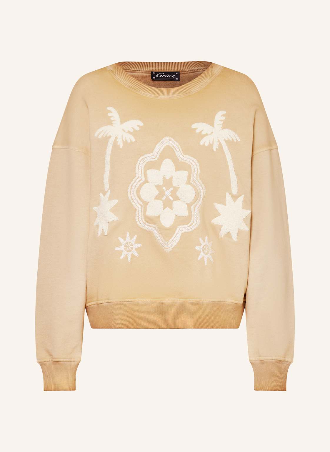 Grace Sweatshirt beige von grace