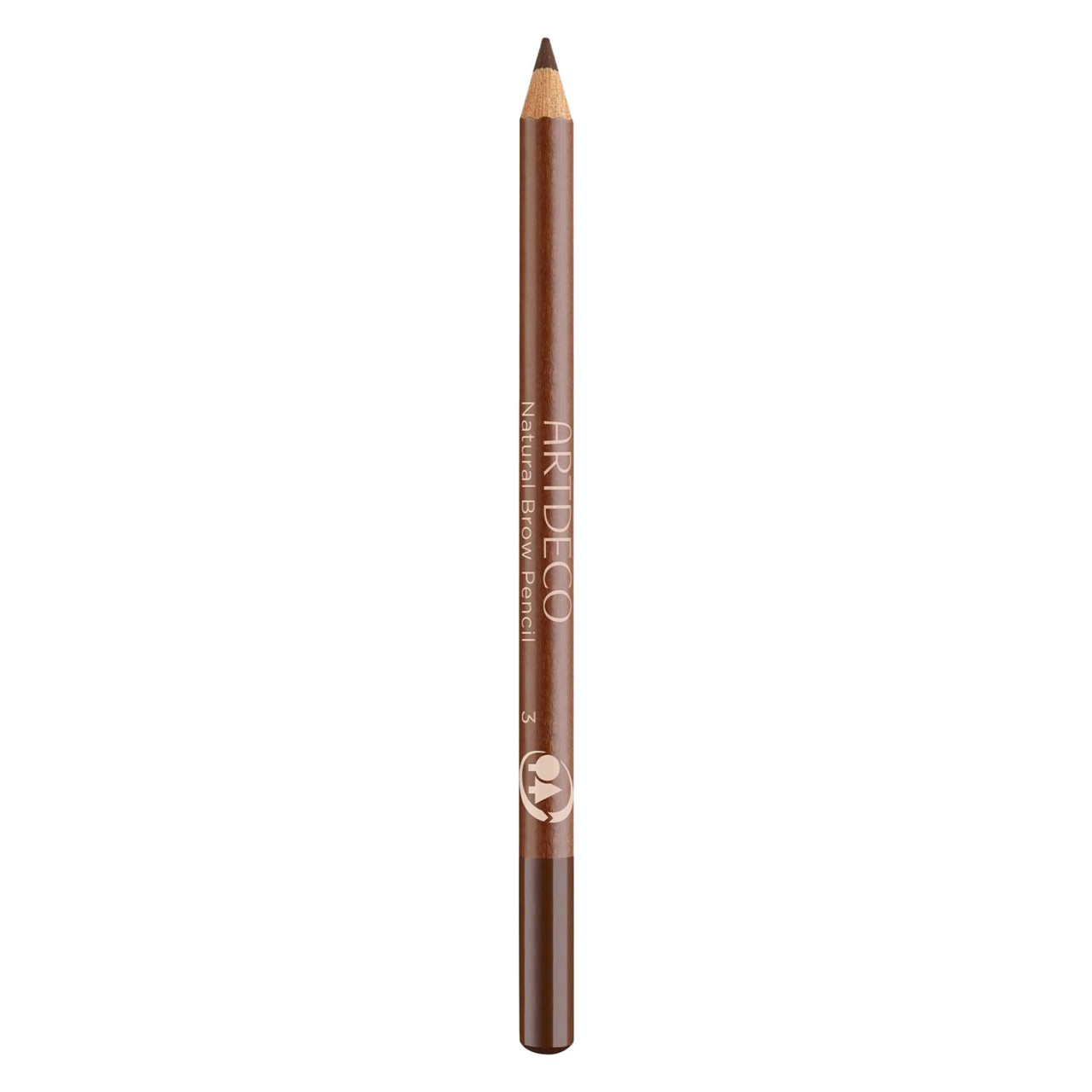 green COUTURE - Natural Brow Pencil Walnut Wood 3 von green COUTURE by Artdeco