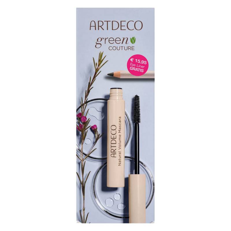 green COUTURE - Natural Volume Mascara & Smooth Eyeliner Set von green COUTURE by Artdeco