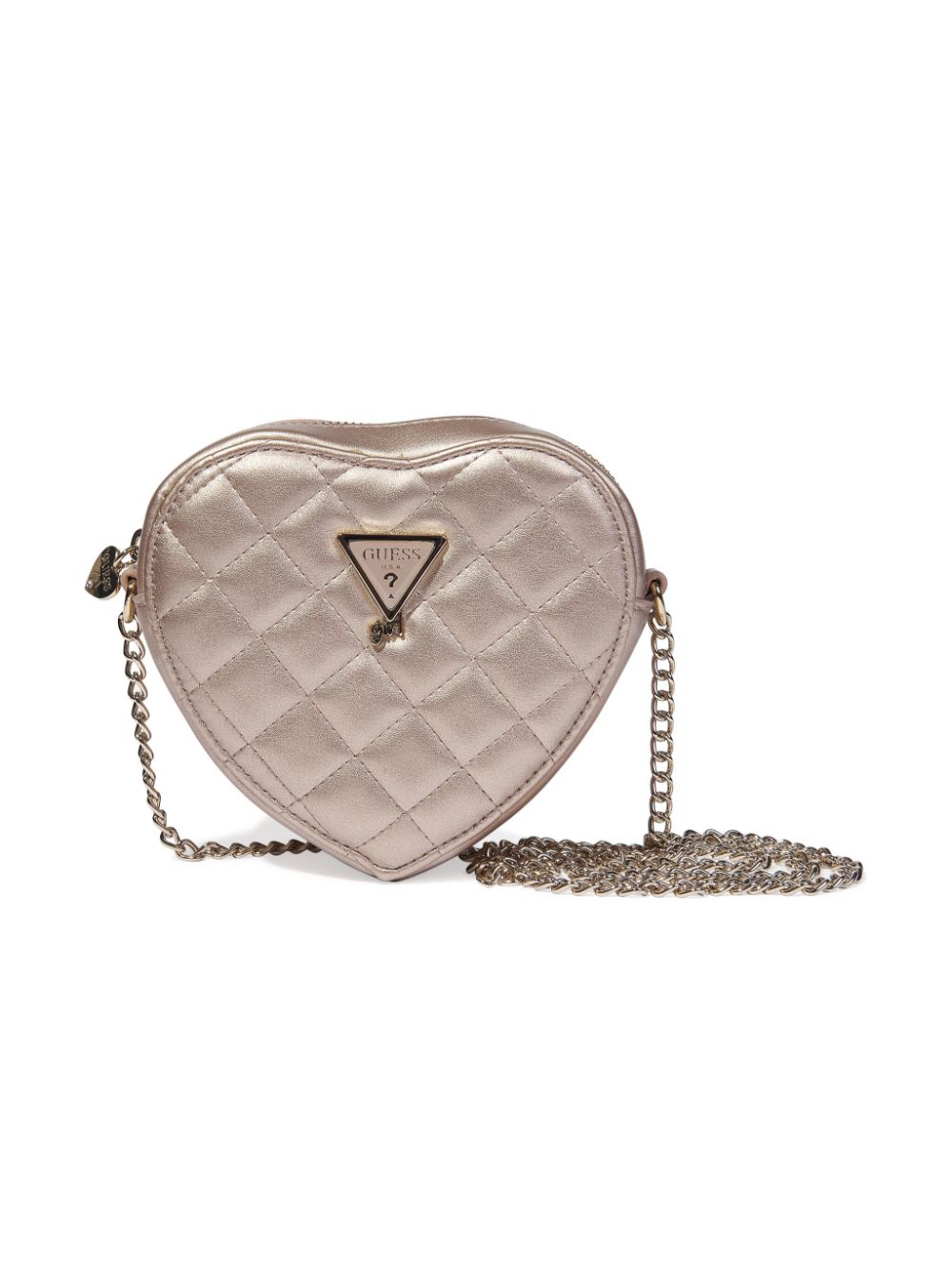 guess kids faux leather heart bag - Pink von guess kids