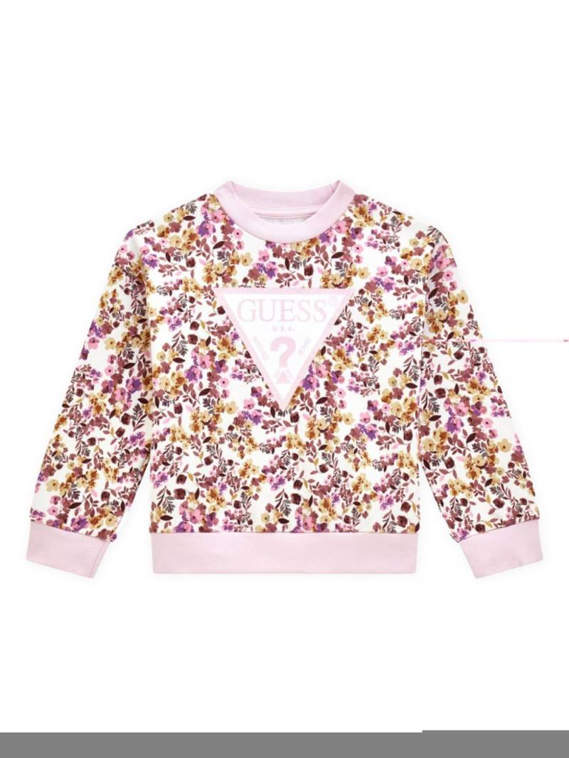 guess kids floral-print sweatshirt - Pink von guess kids