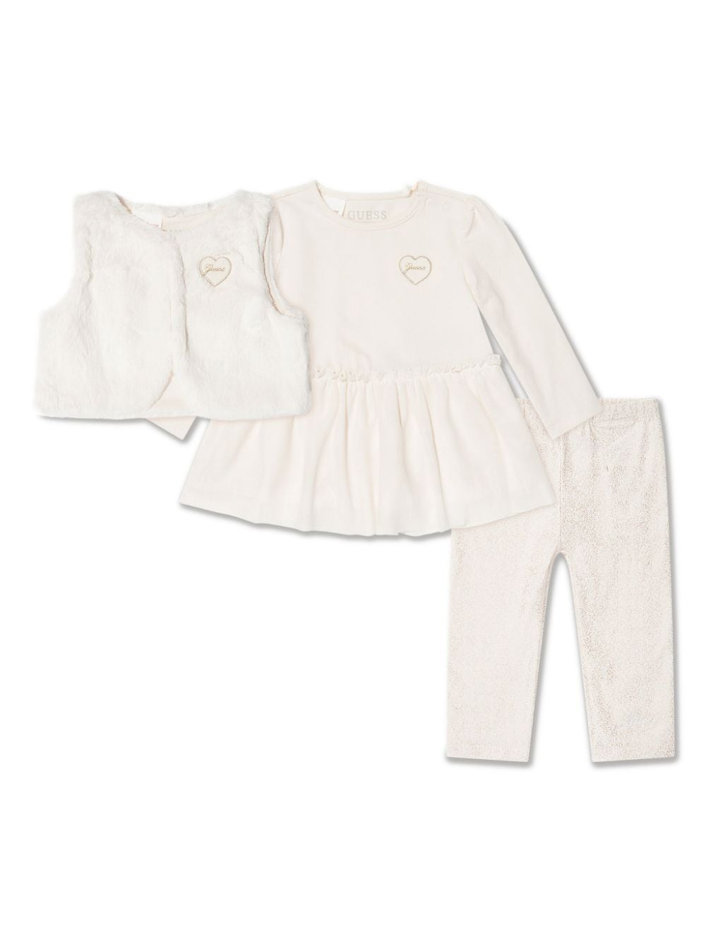 guess kids leggings set - Neutrals von guess kids