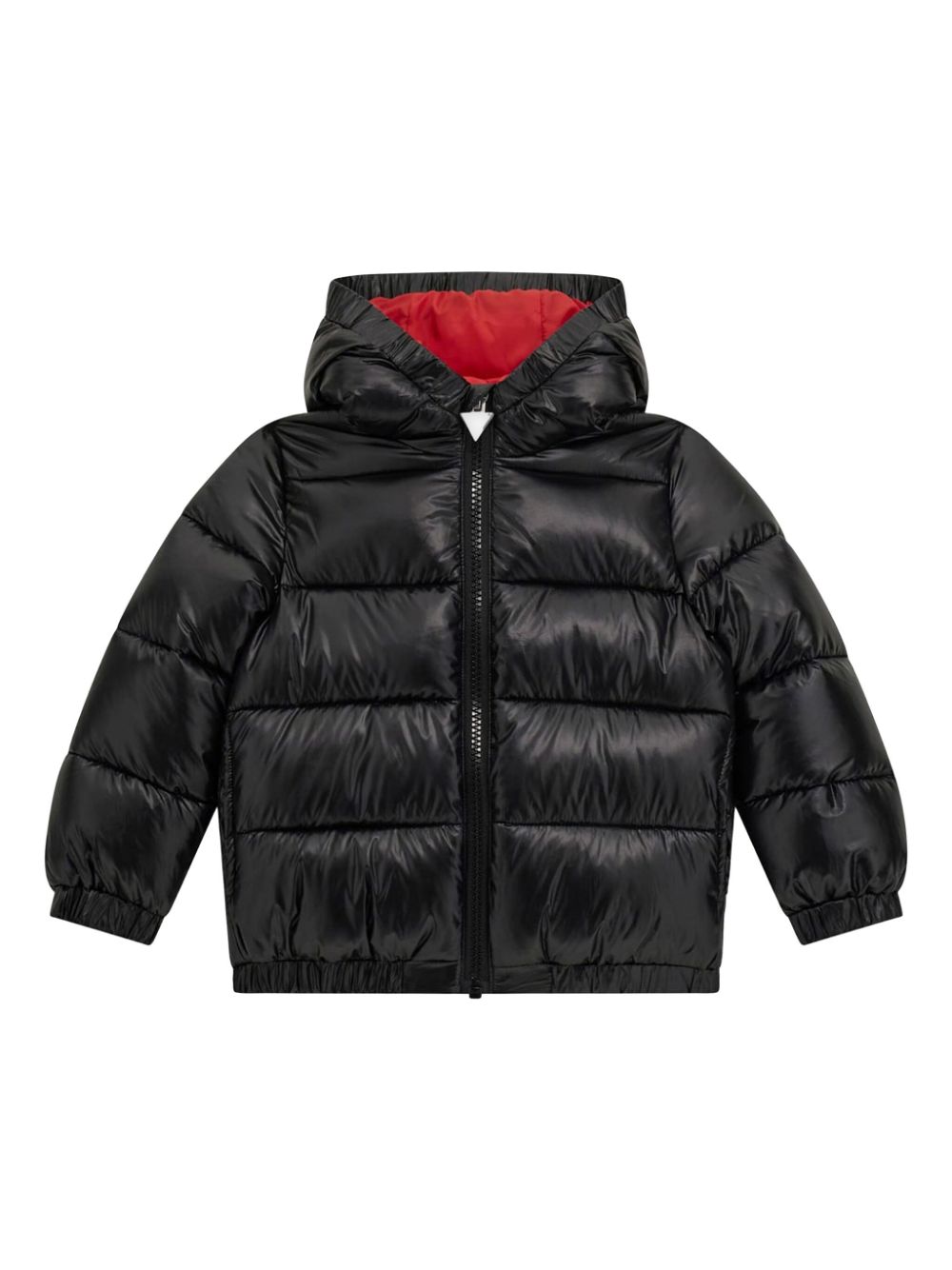 guess kids logo-print padded jacket - Black von guess kids