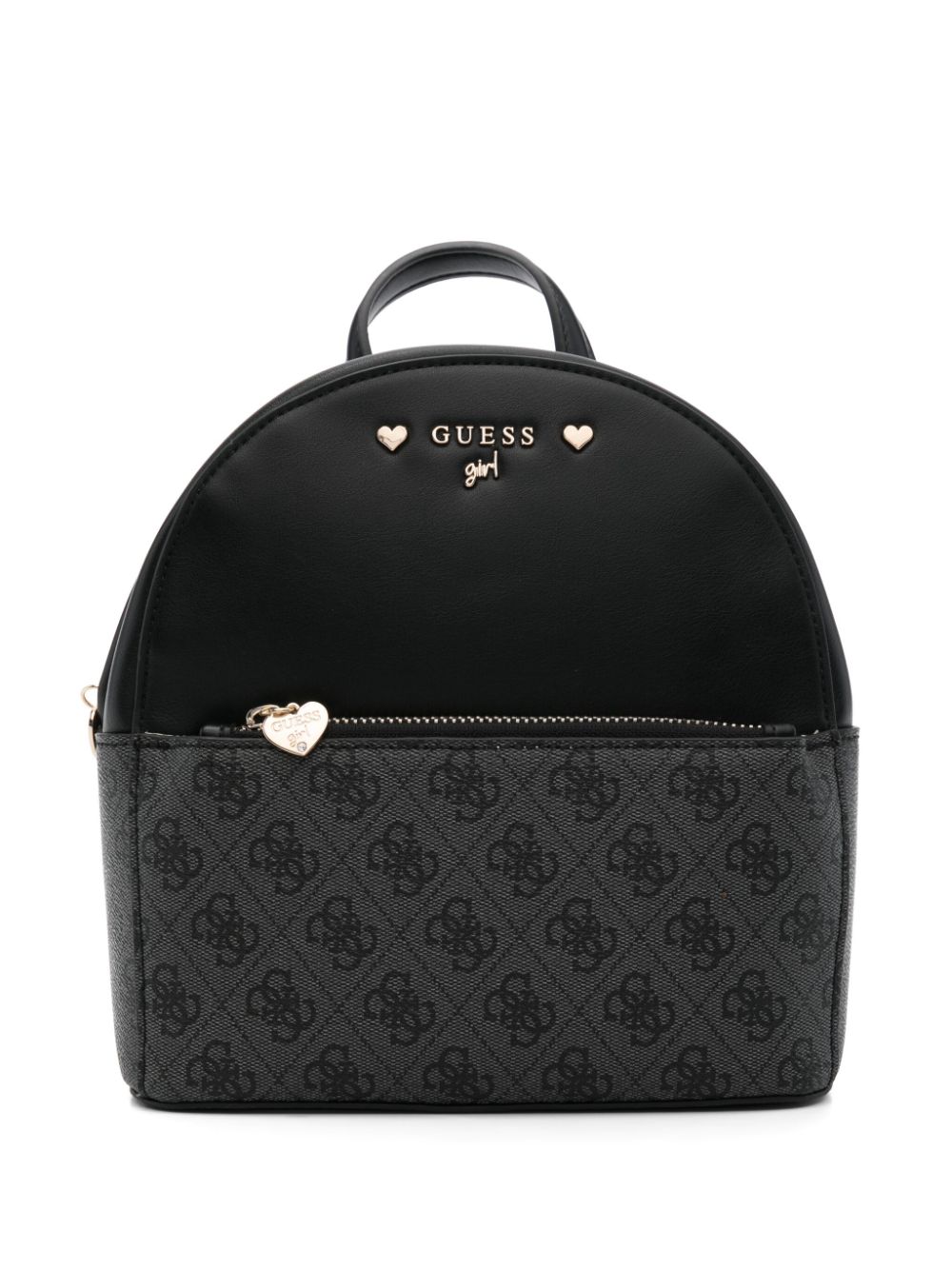 guess kids monogram-canvas backpack - Black von guess kids