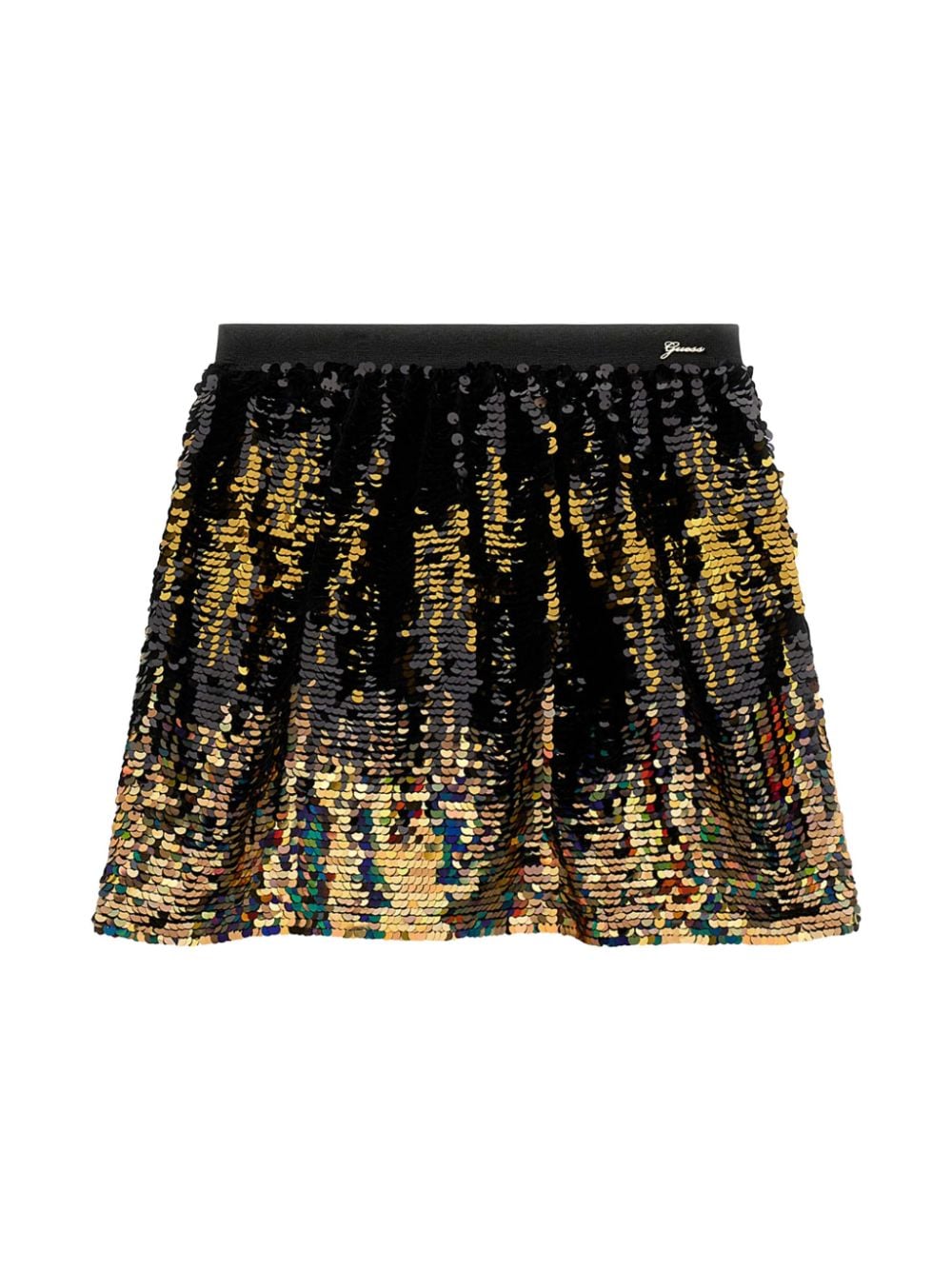 guess kids sequin-embellished mini skirt - Black von guess kids