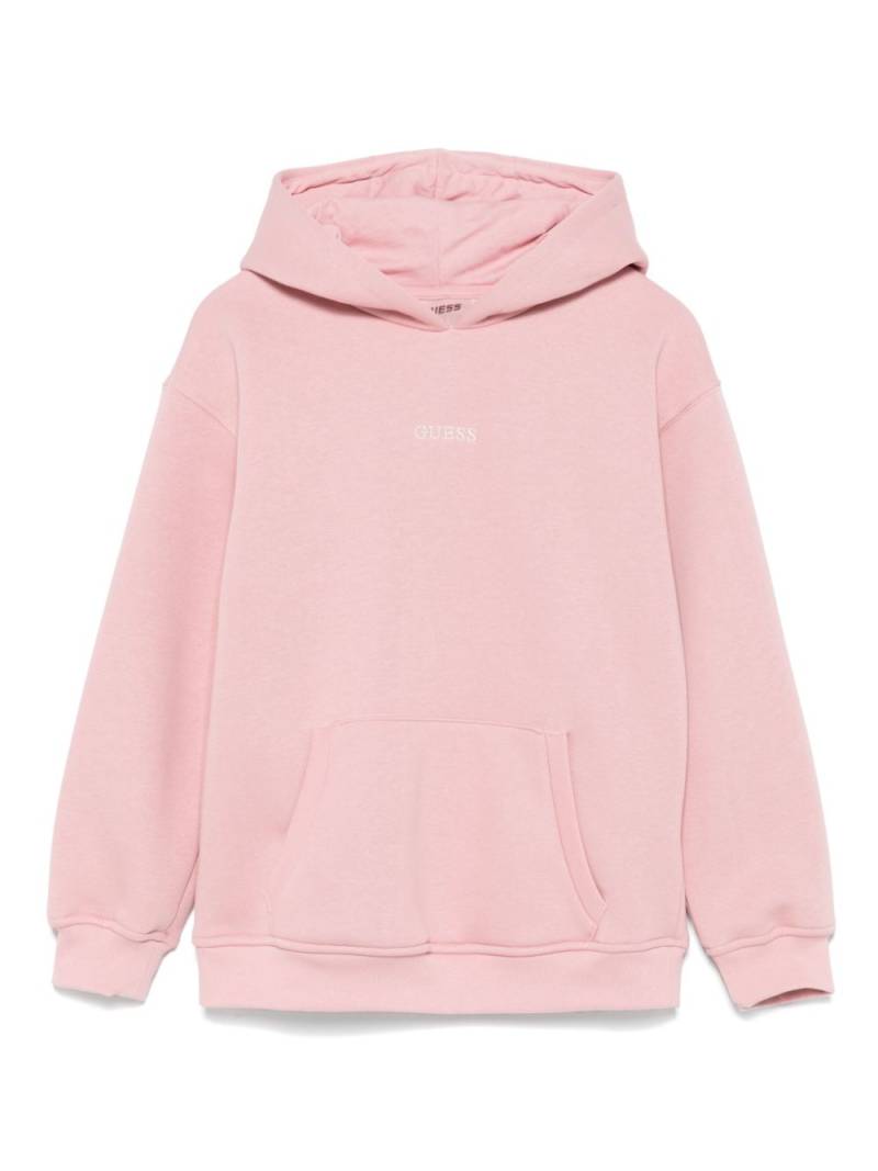 guess kids teddy bear-print hoodie - Pink von guess kids