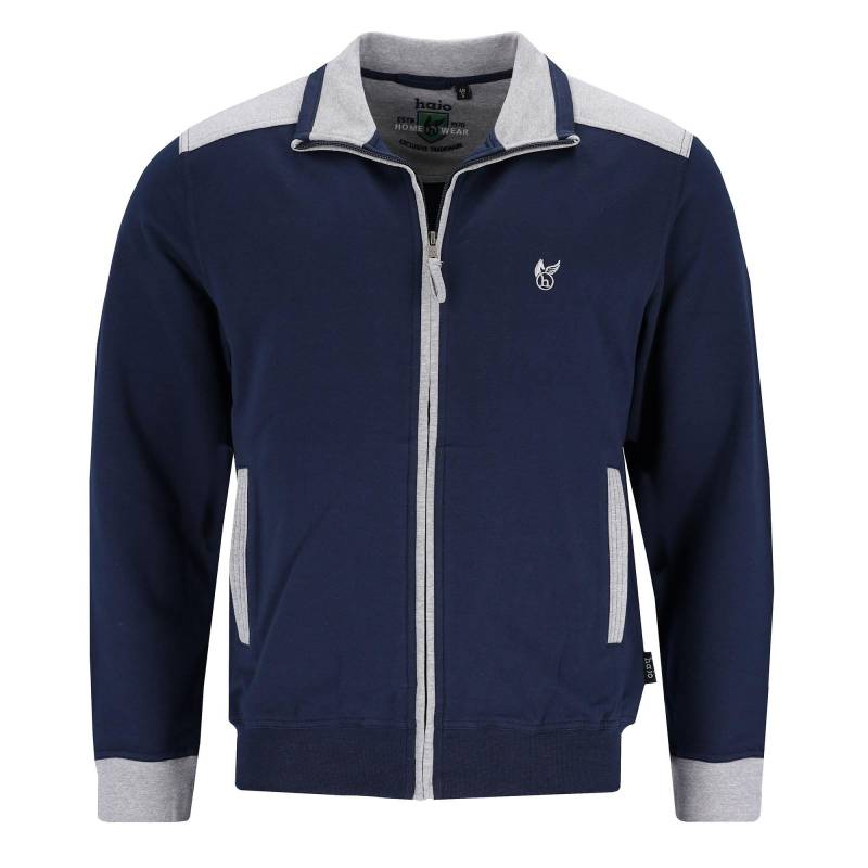 Sweatjacke Bequem Sitzend Herren Blau L von hajo