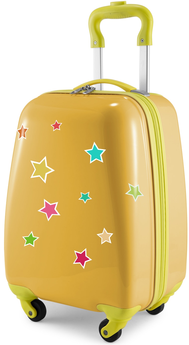 Hauptstadtkoffer Kinderkoffer »For Kids, Sterne«, 4 Rollen, Kinderreisegepäck Handgepäck-Koffer Kinder-Trolley von hauptstadtkoffer