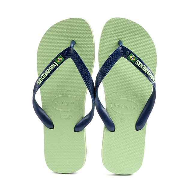 Havaianas - Hav. Brasil Logo, für Herren, Aquamarine, Größe 45-46 von Havaianas