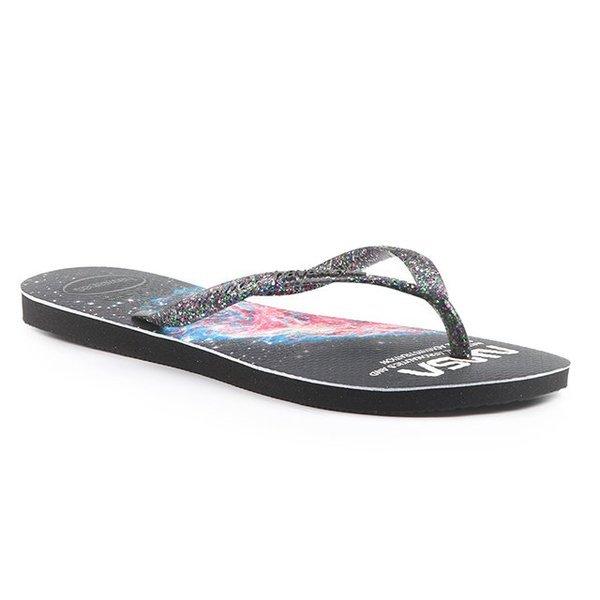 Havaianas - Slim Nasa-35-36, für Damen, Schwarz, Größe 35-36 von Havaianas