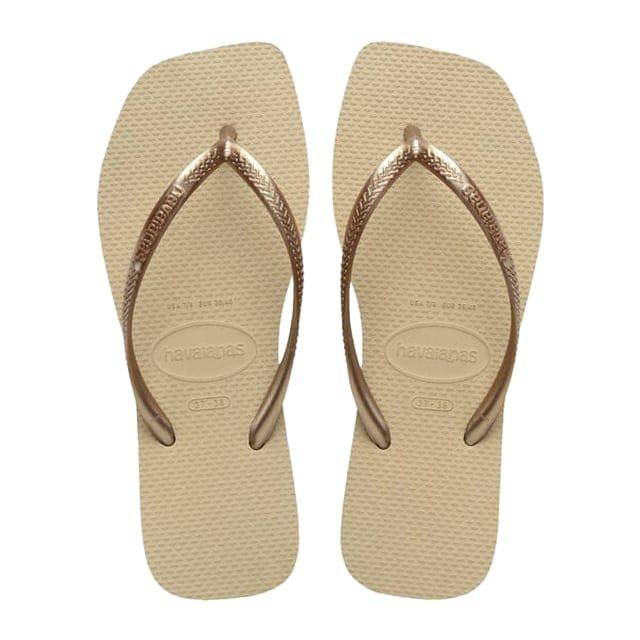 Havaianas - Slim Square, für Damen, Beige, Größe 41-42 von Havaianas