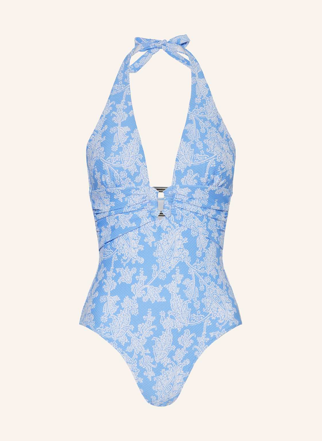 Heidi Klein Neckholder-Badeanzug Playa Paraiso blau von heidi klein