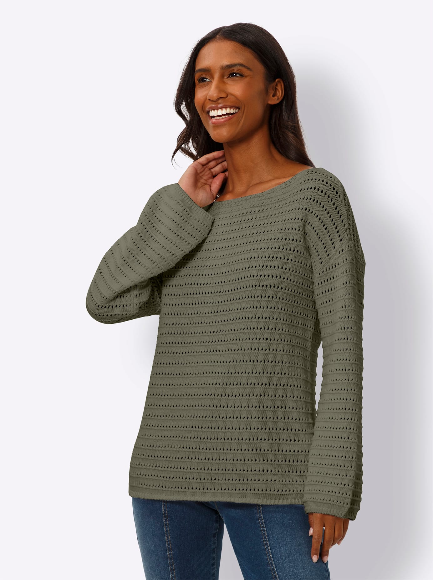 heine Ajourpullover »Pullover« heine Ajourpullover »Pullover« von heine