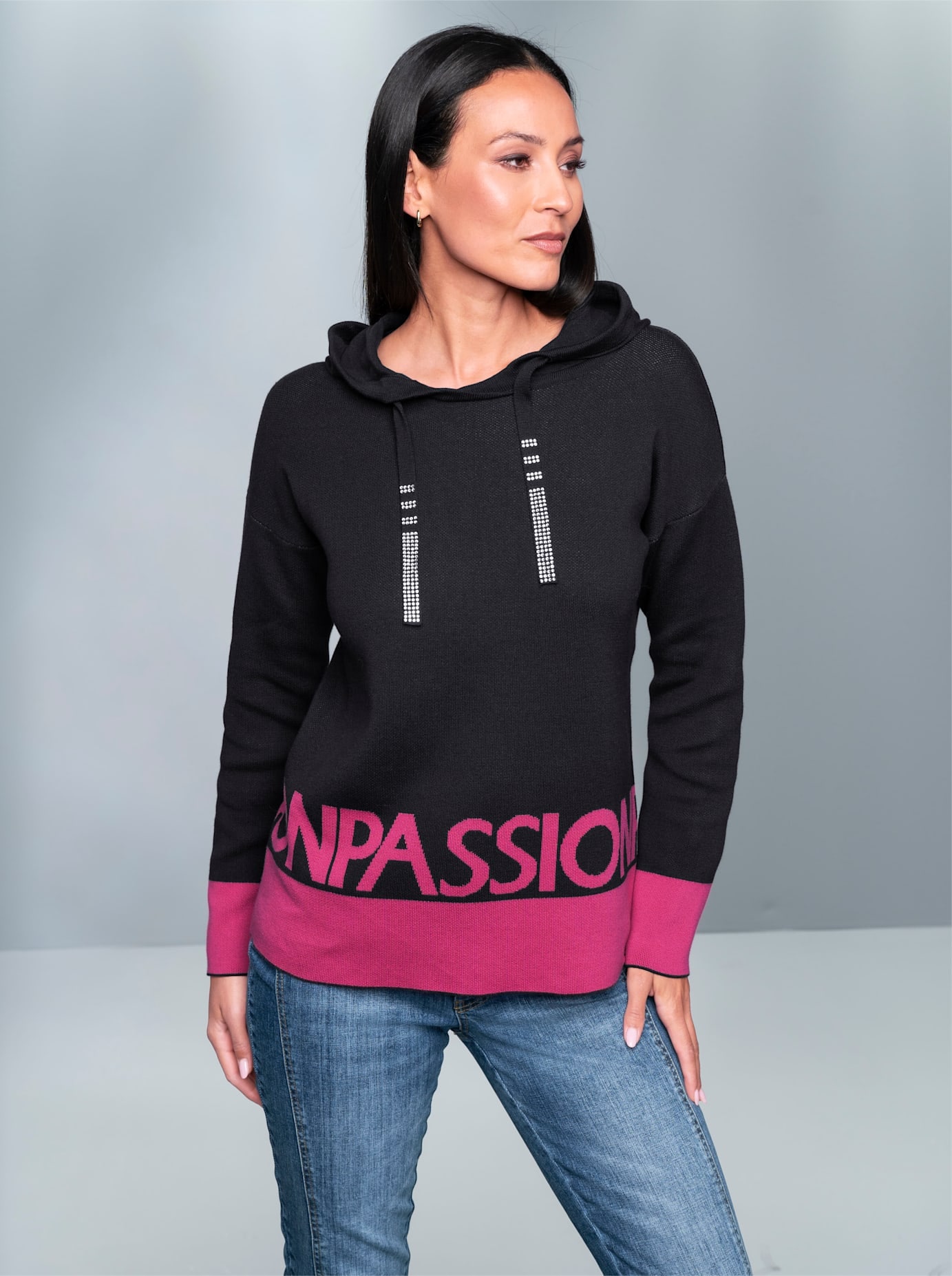 heine Kapuzenpullover »Long-Pullover« von heine