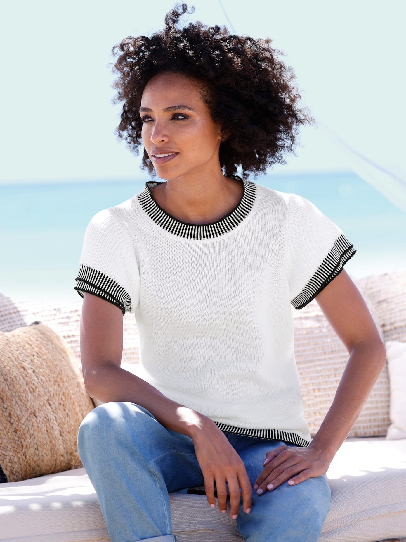 heine Kurzarmpullover »Pullover« heine Kurzarmpullover »Pullover« von heine