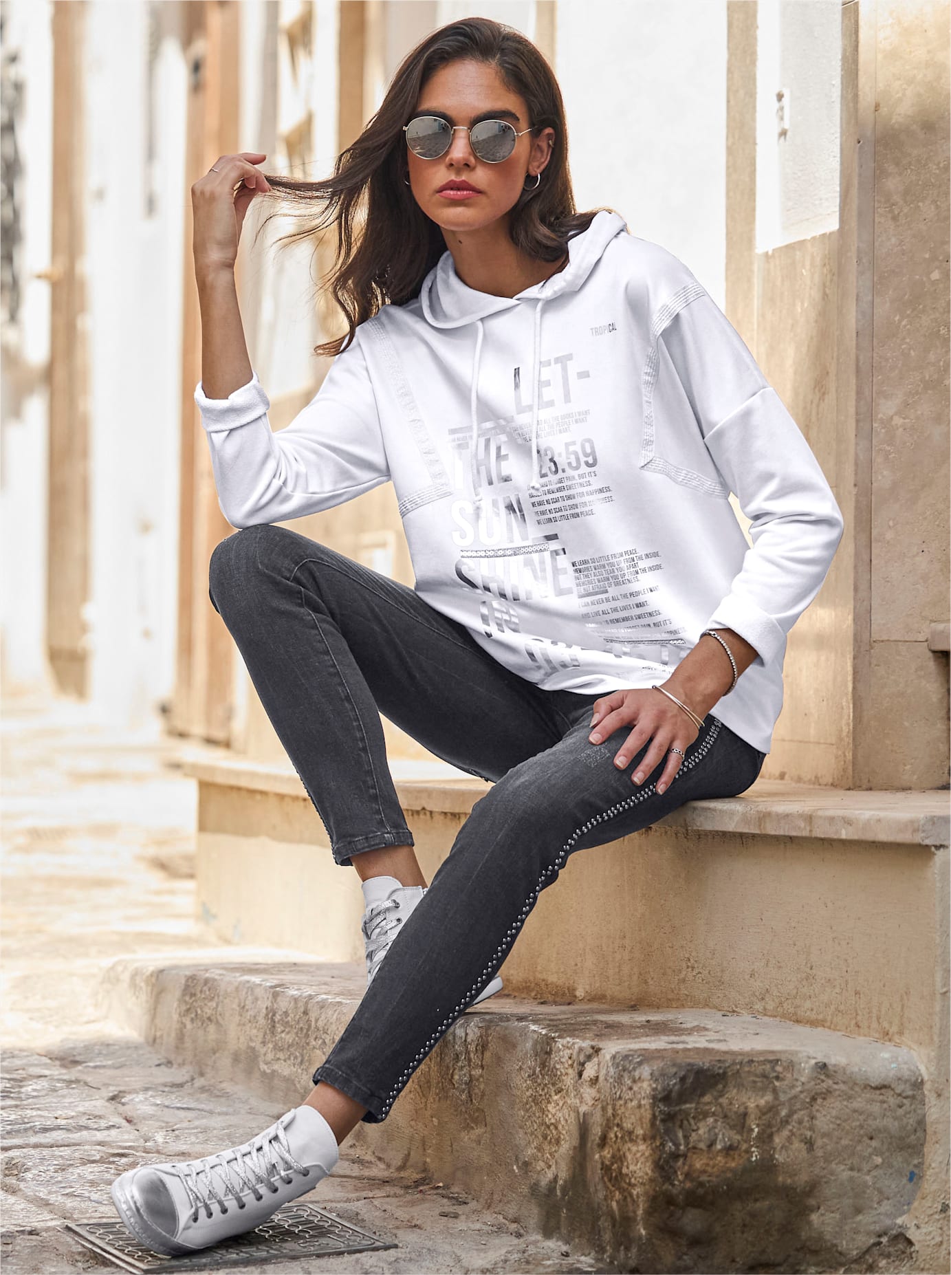heine Langarmshirt »Kapuzen-Shirt« heine Langarmshirt »Kapuzen-Shirt« von heine