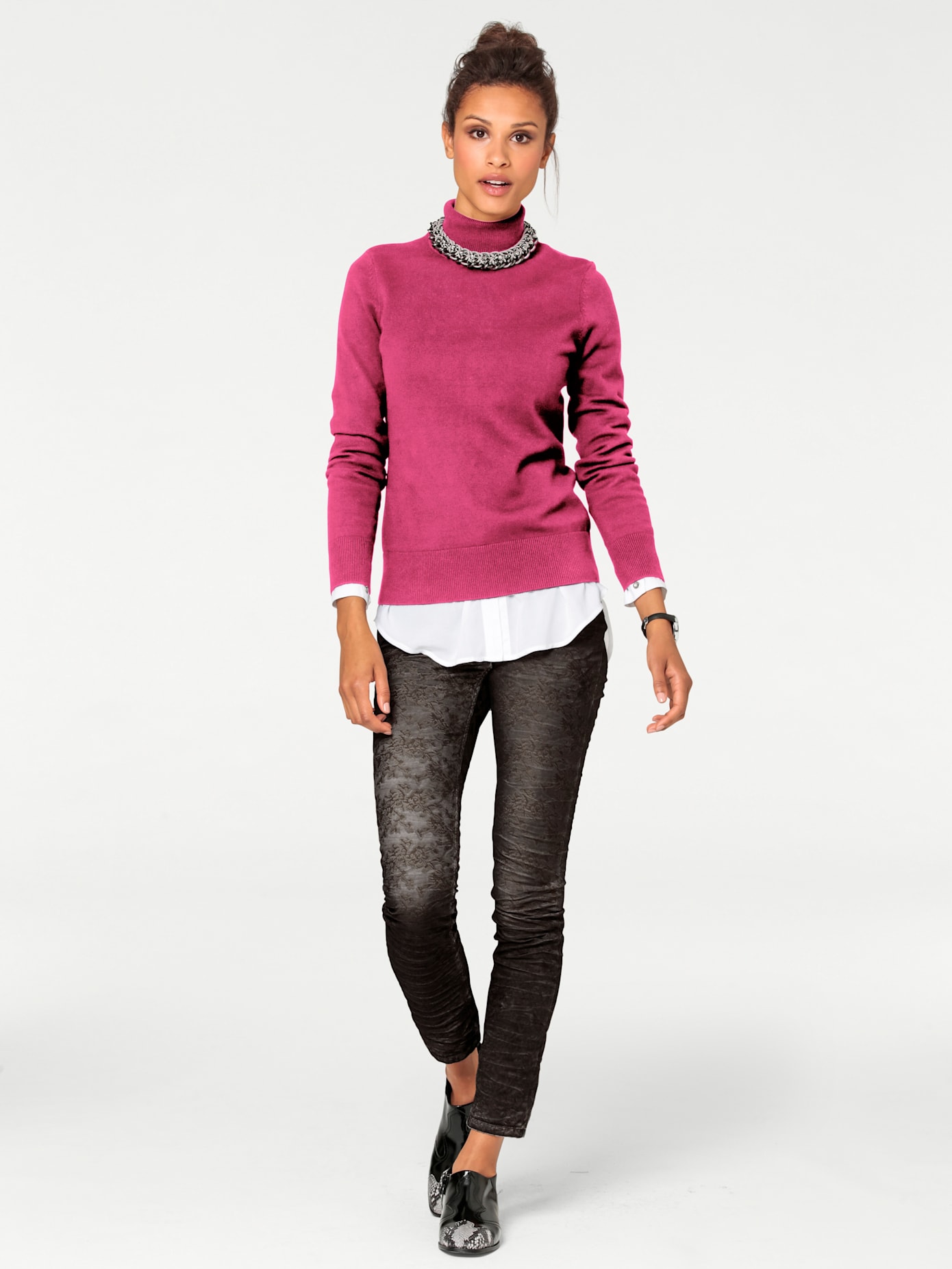 LINEA TESINI by heine Rollkragenpullover »Rollkragen-Pullover« von LINEA TESINI by heine