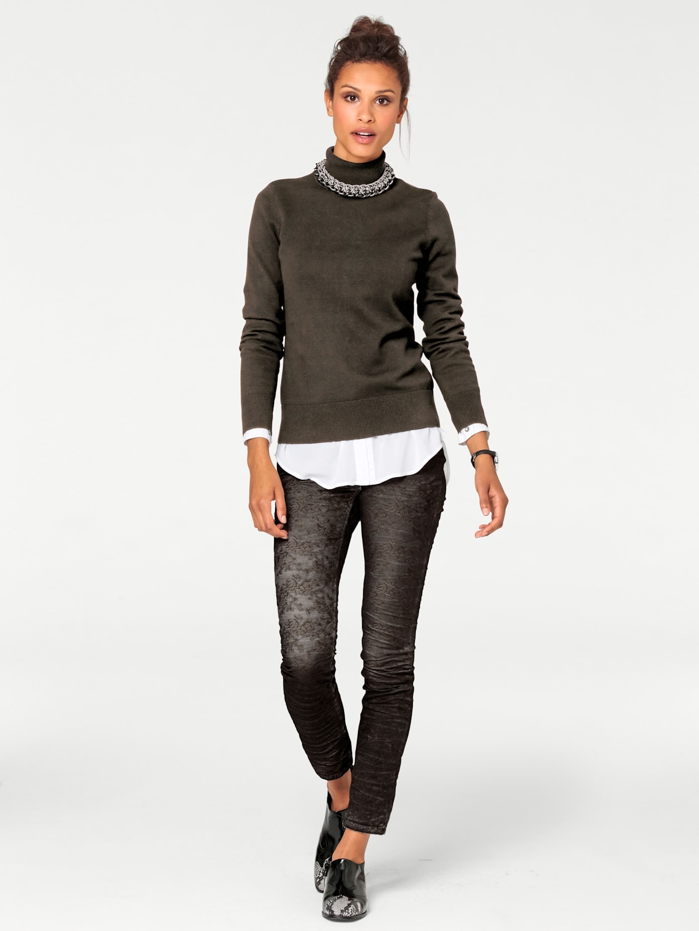 LINEA TESINI by heine Rollkragenpullover »Rollkragen-Pullover« von LINEA TESINI by heine