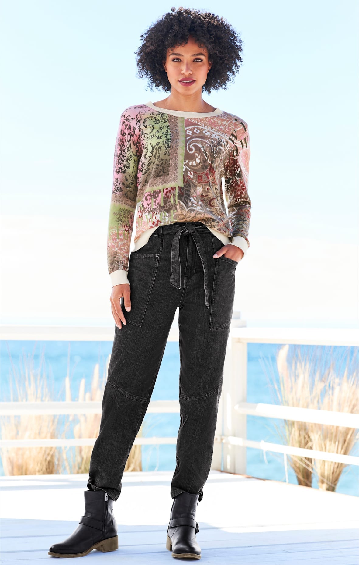 heine Strickpullover »Druck-Pullover« heine Strickpullover »Druck-Pullover« von heine