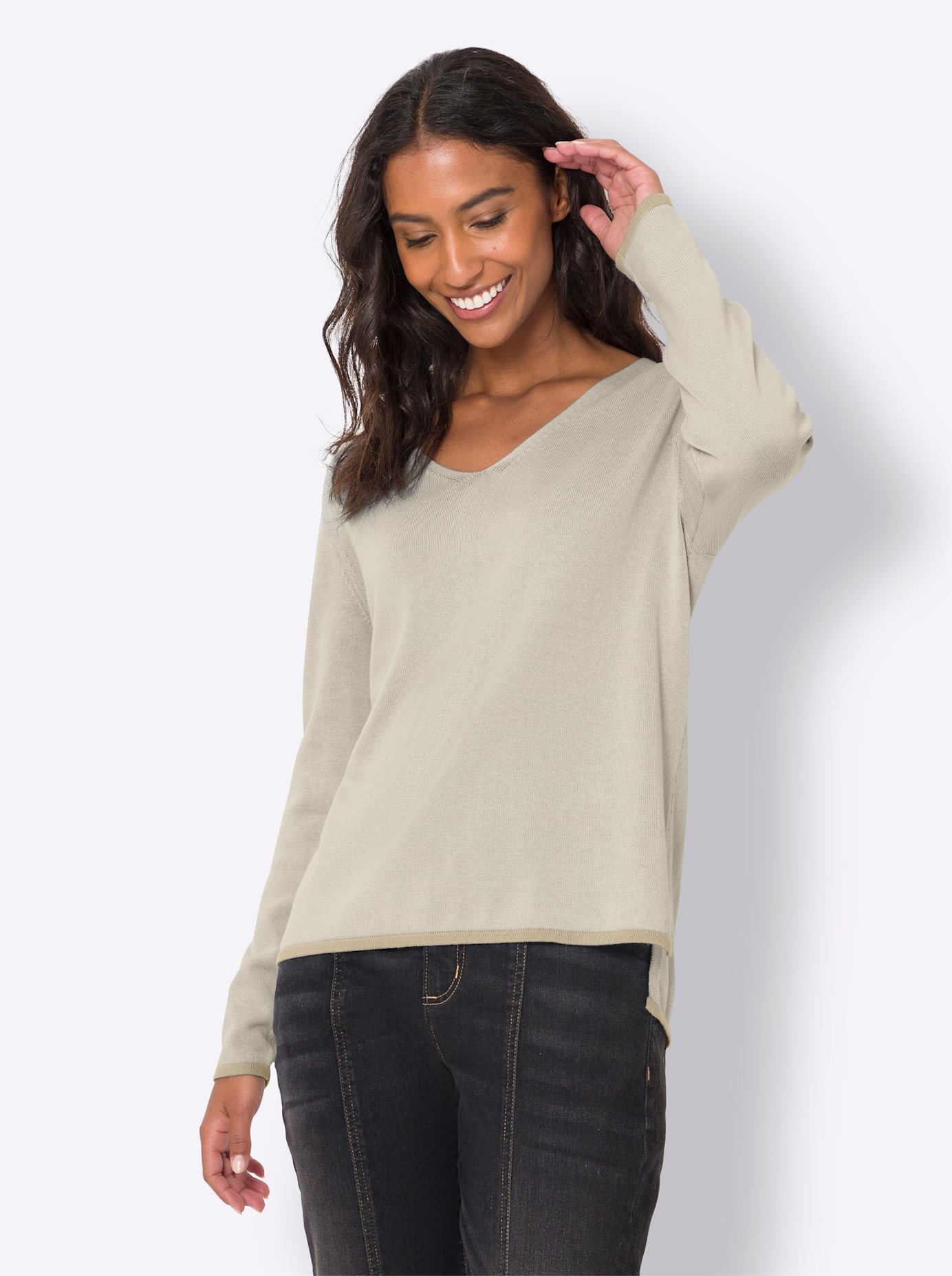 heine V-Ausschnitt-Pullover »Pullover« heine V-Ausschnitt-Pullover »Pullover« von heine