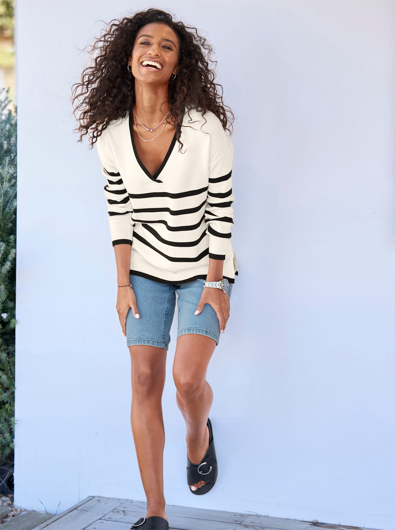 heine V-Ausschnitt-Pullover »Pullover« heine V-Ausschnitt-Pullover »Pullover« von heine