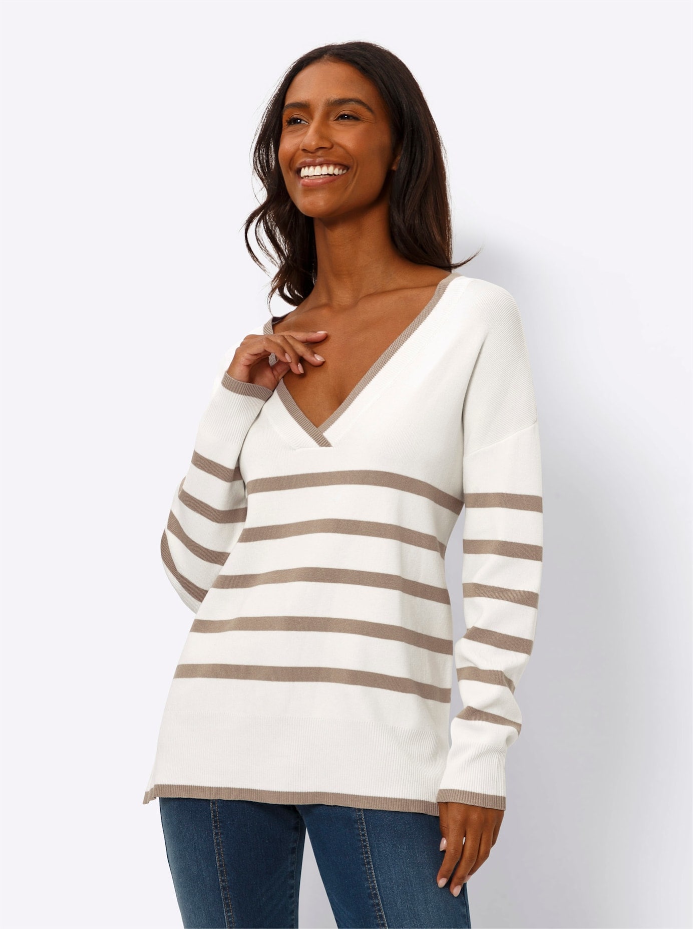 heine V-Ausschnitt-Pullover »Pullover« heine V-Ausschnitt-Pullover »Pullover« von heine