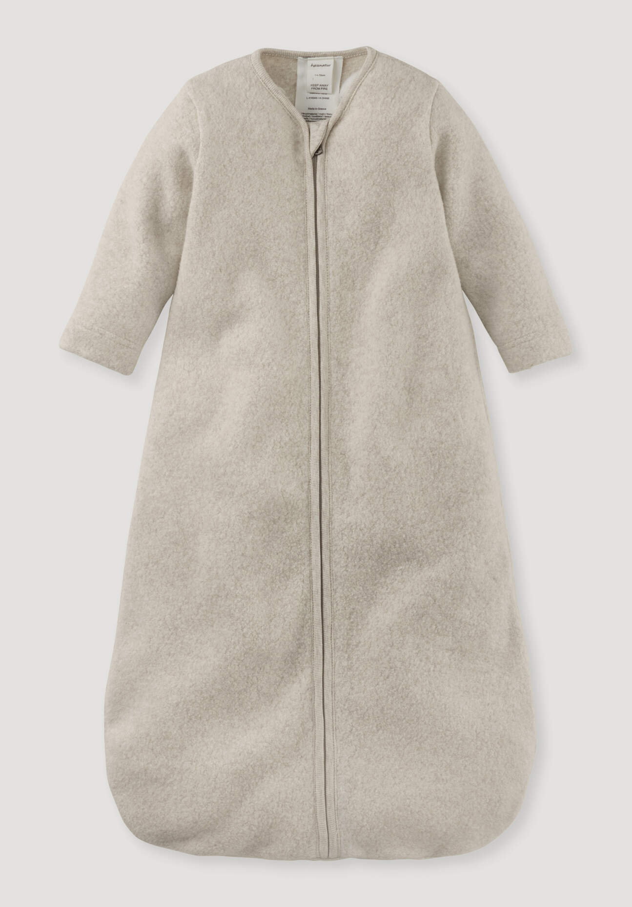hessnatur Baby Fleece Schlafsack aus Bio-Baumwolle - beige Grösse90 cm hessnatur Baby Fleece Schlafsack aus Bio-Baumwolle - beige Grösse90 cm von hessnatur