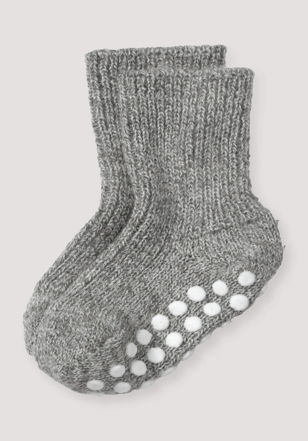 hessnatur Baby Stoppersocke aus Bio-Merinowolle - grau Grösse27-28 hessnatur Baby Stoppersocke aus Bio-Merinowolle - grau Grösse27-28 von hessnatur