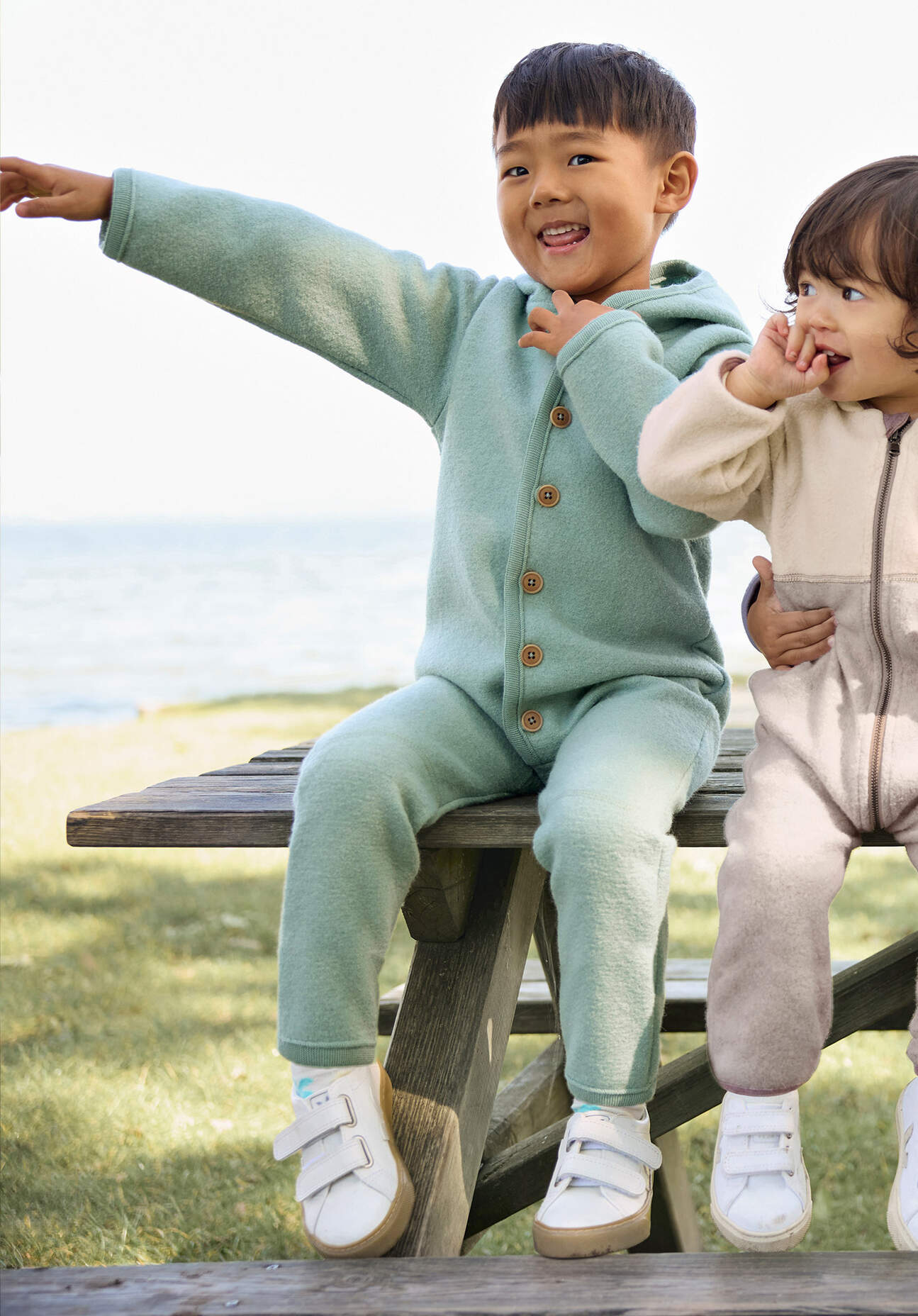 hessnatur Baby Wollwalk Overall Regular aus Bio-Merinowolle - grün Grösse98 hessnatur Baby Wollwalk Overall Regular aus Bio-Merinowolle - grün Grösse98 von hessnatur