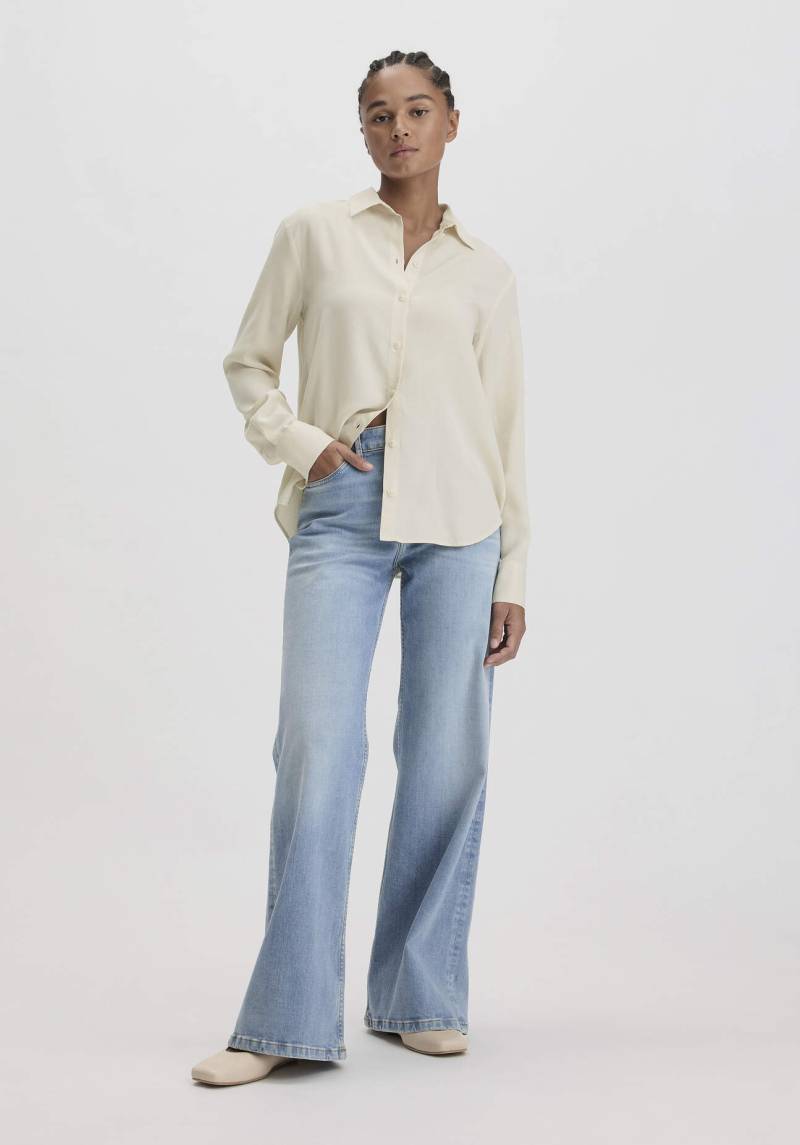 hessnatur Damen Jeans ALVA High Rise Wide Leg aus Bio-Denim - blau Grösse33/32 von hessnatur