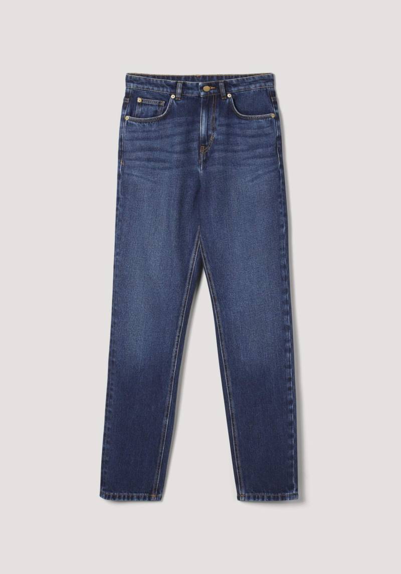 hessnatur Damen Jeans HANNA High Rise Mom aus Bio-Denim - blau Grösse26/30 von hessnatur