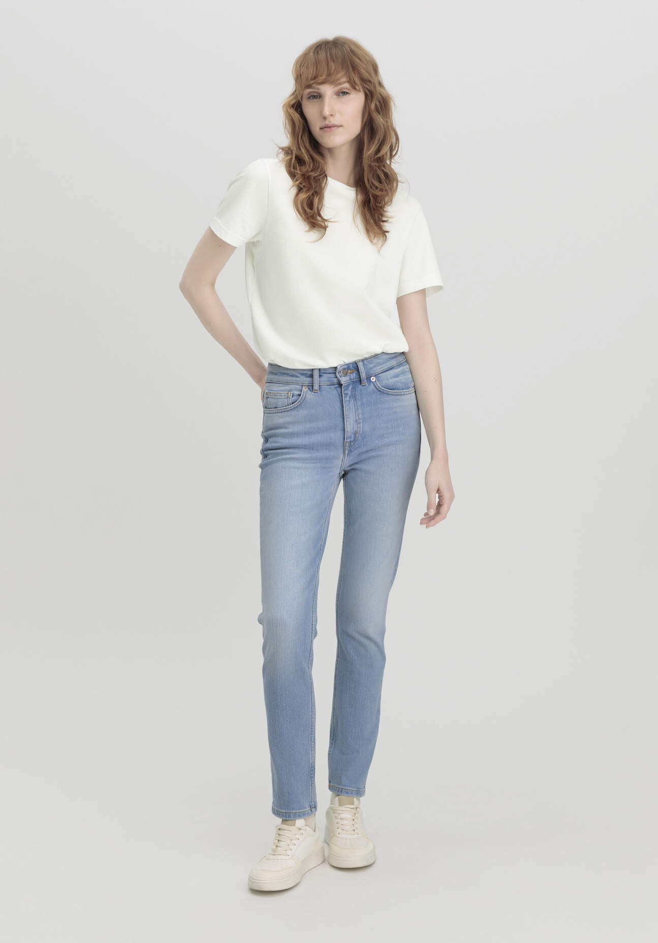 hessnatur Damen Jeans LINN High Rise Slim aus Bio-Denim - blau Grösse29/30 hessnatur Damen Jeans LINN High Rise Slim aus Bio-Denim - blau Grösse29/30 von hessnatur