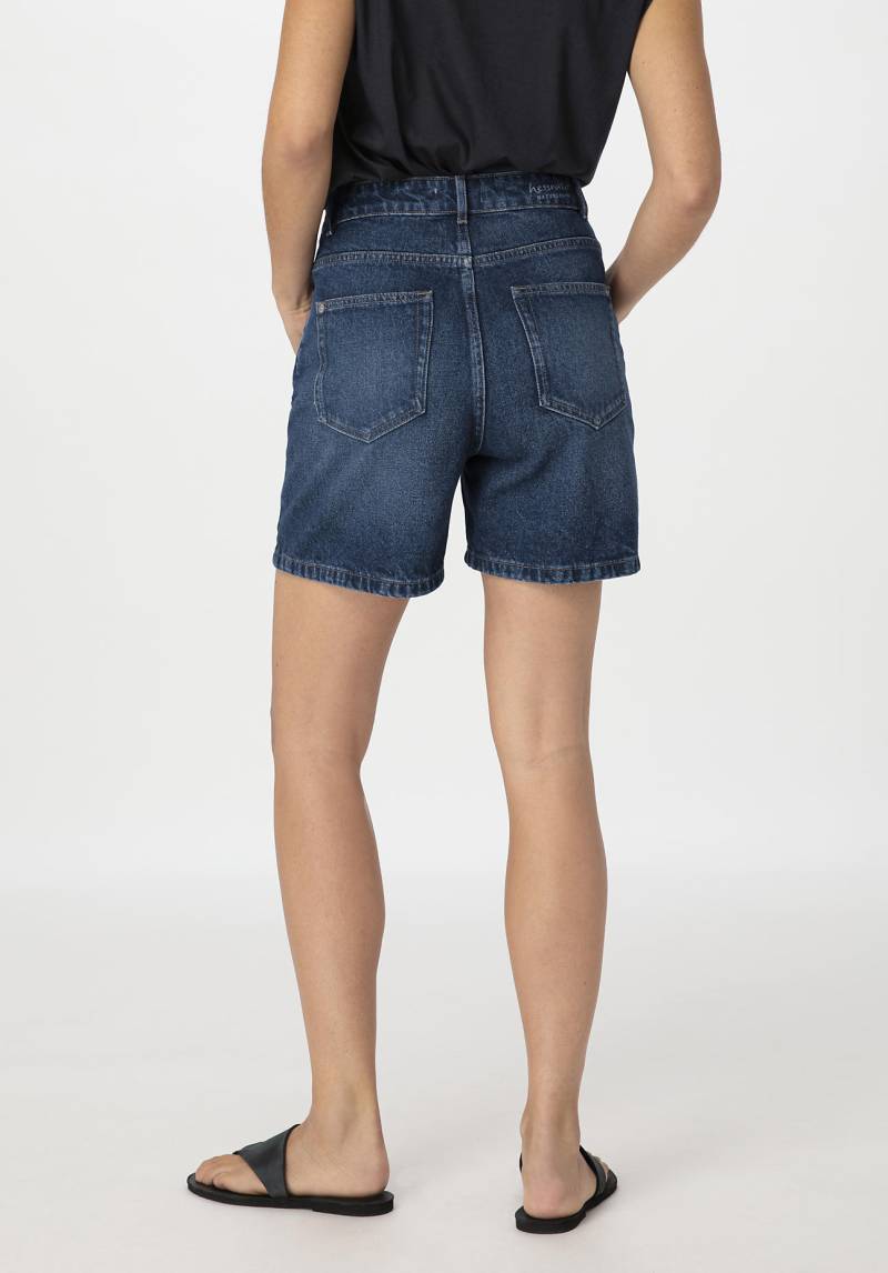 hessnatur Damen Jeans Shorts Relaxed aus Bio-Denim - blau Grösse28 von hessnatur