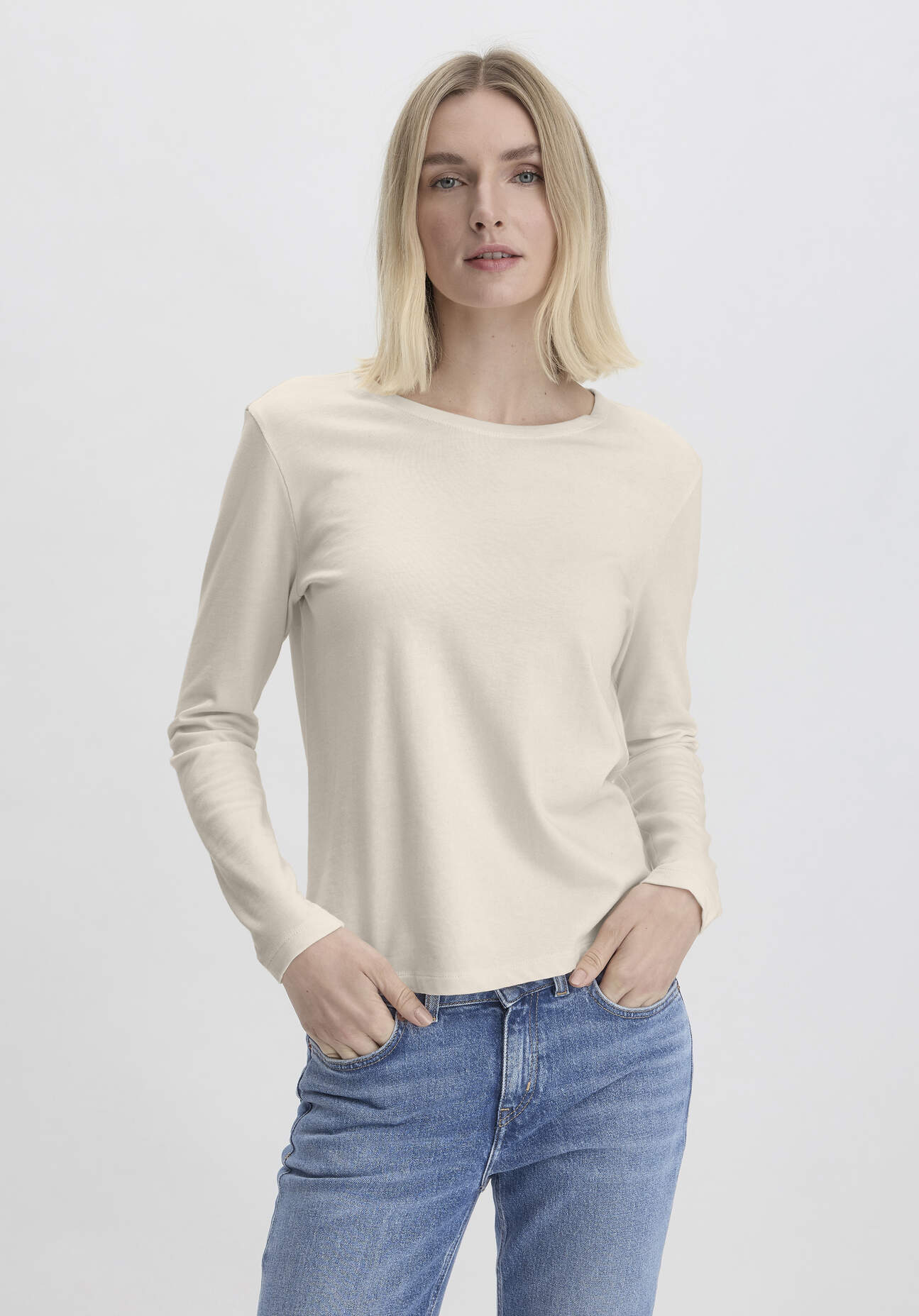 hessnatur Damen Heavy Shirt Relaxed aus Bio-Baumwolle - naturfarben Grösse38 von hessnatur