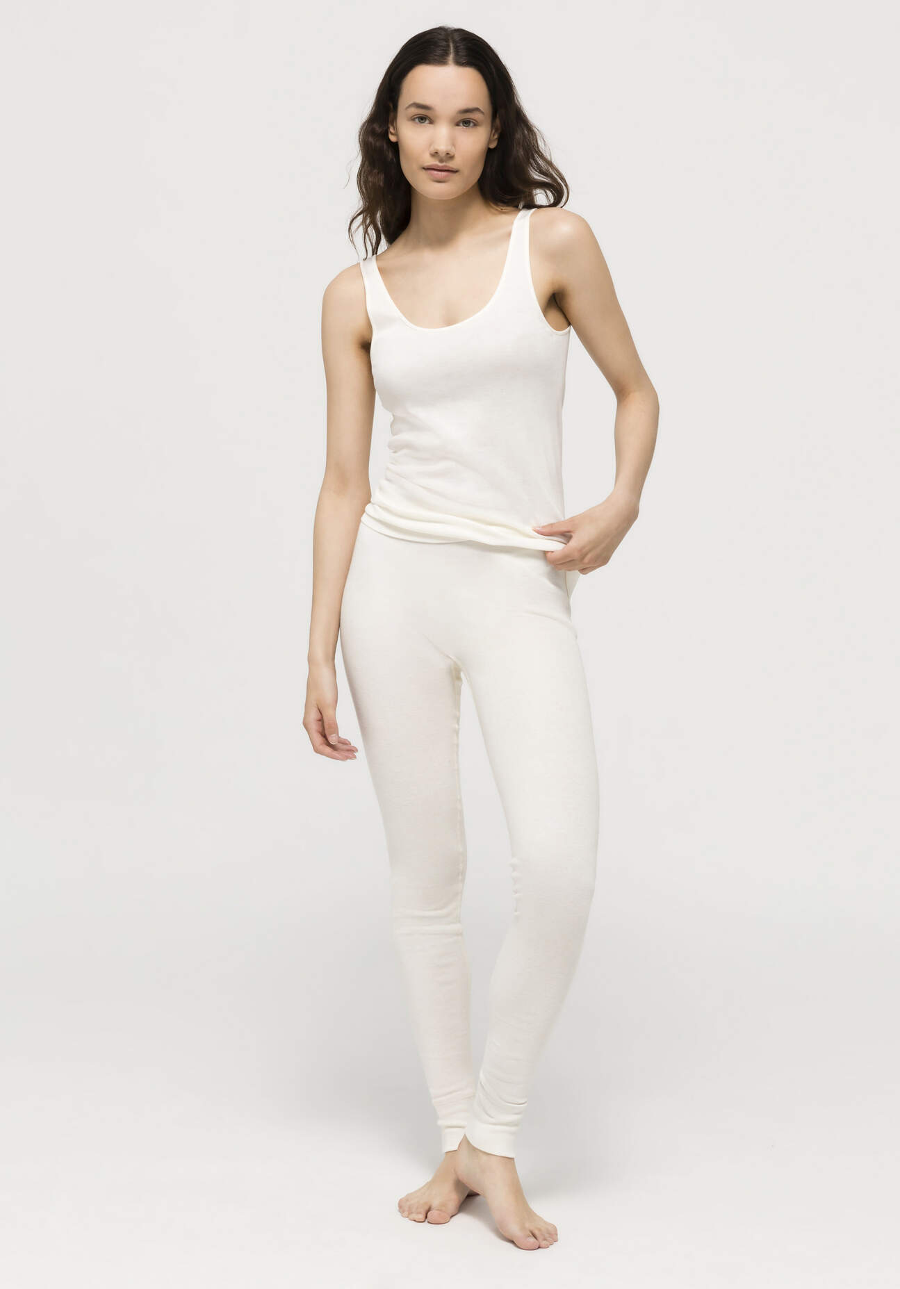 hessnatur Damen Leggings Regular Cut PURE NATURE aus Bio-Baumwolle - naturfarben Grösse44 hessnatur Damen Leggings Regular Cut PURE NATURE aus Bio-Baumwolle - naturfarben Grösse44 von hessnatur