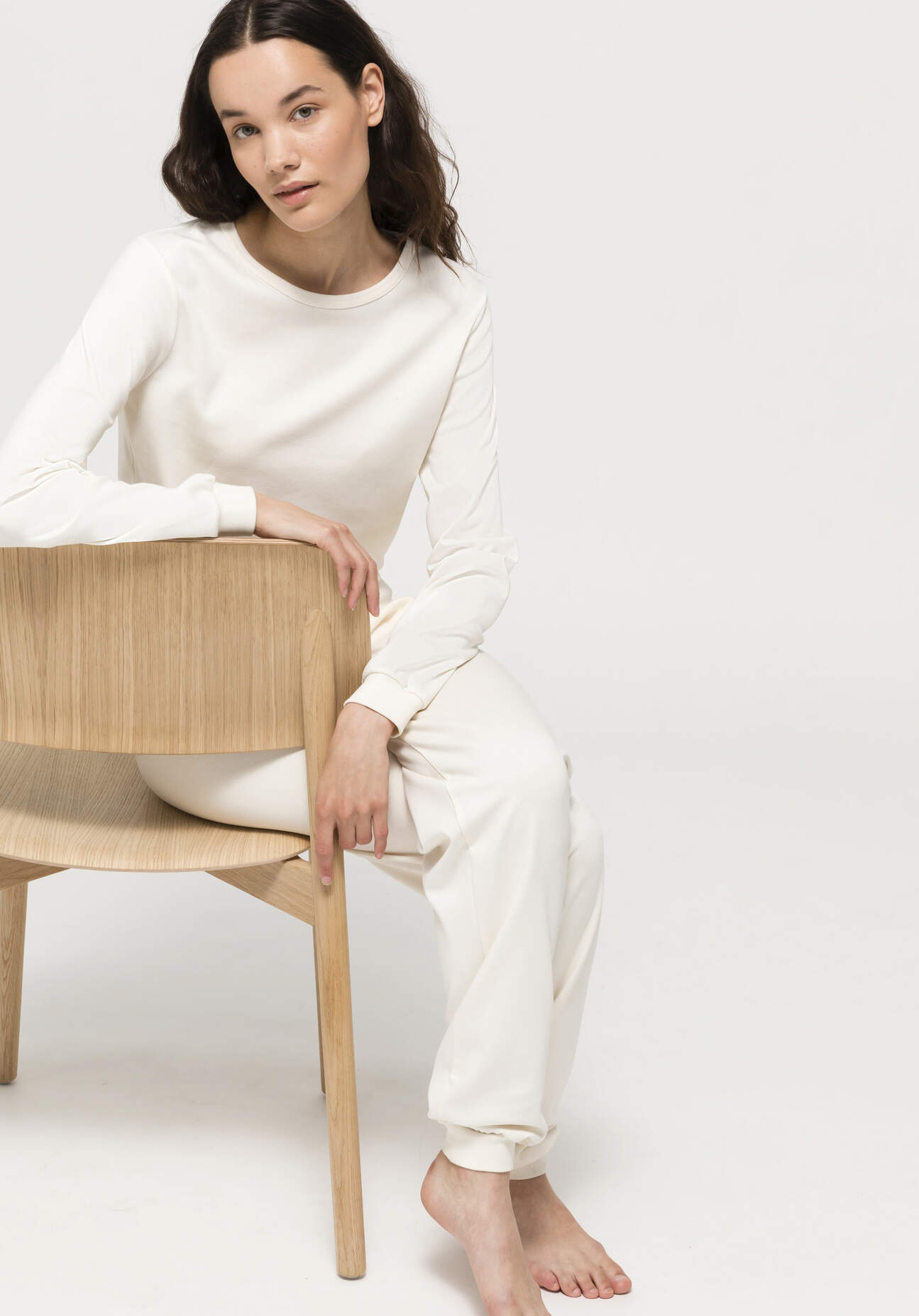 hessnatur Damen Pyjama Regular "Pure Nature" aus Bio-Baumwolle - naturfarben Grösse38 hessnatur Damen Pyjama Regular "Pure Nature" aus Bio-Baumwolle - naturfarben Grösse38 von hessnatur