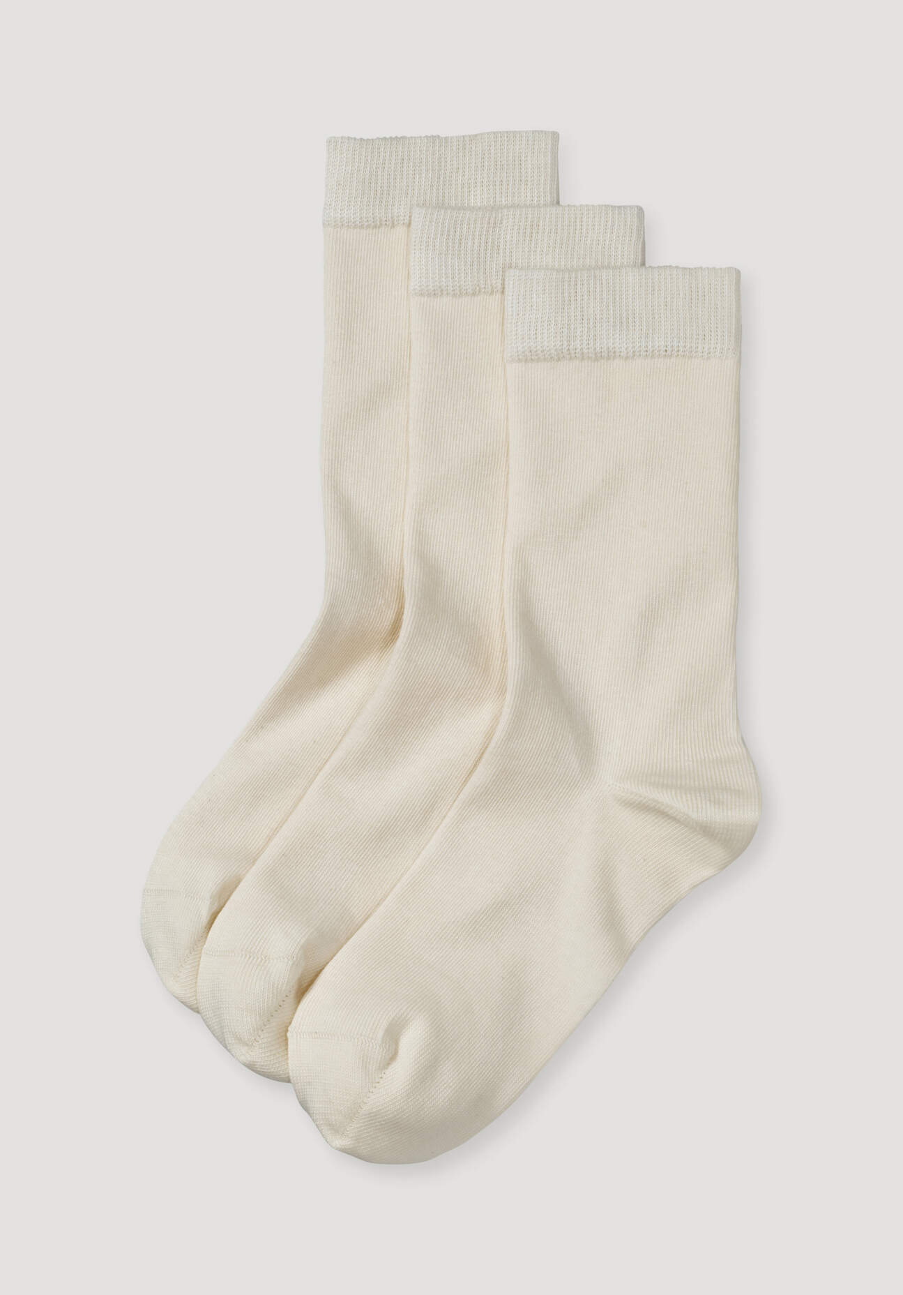 hessnatur Damen-Socken aus Bio-Baumwolle - weiß Grösse35-37 von hessnatur