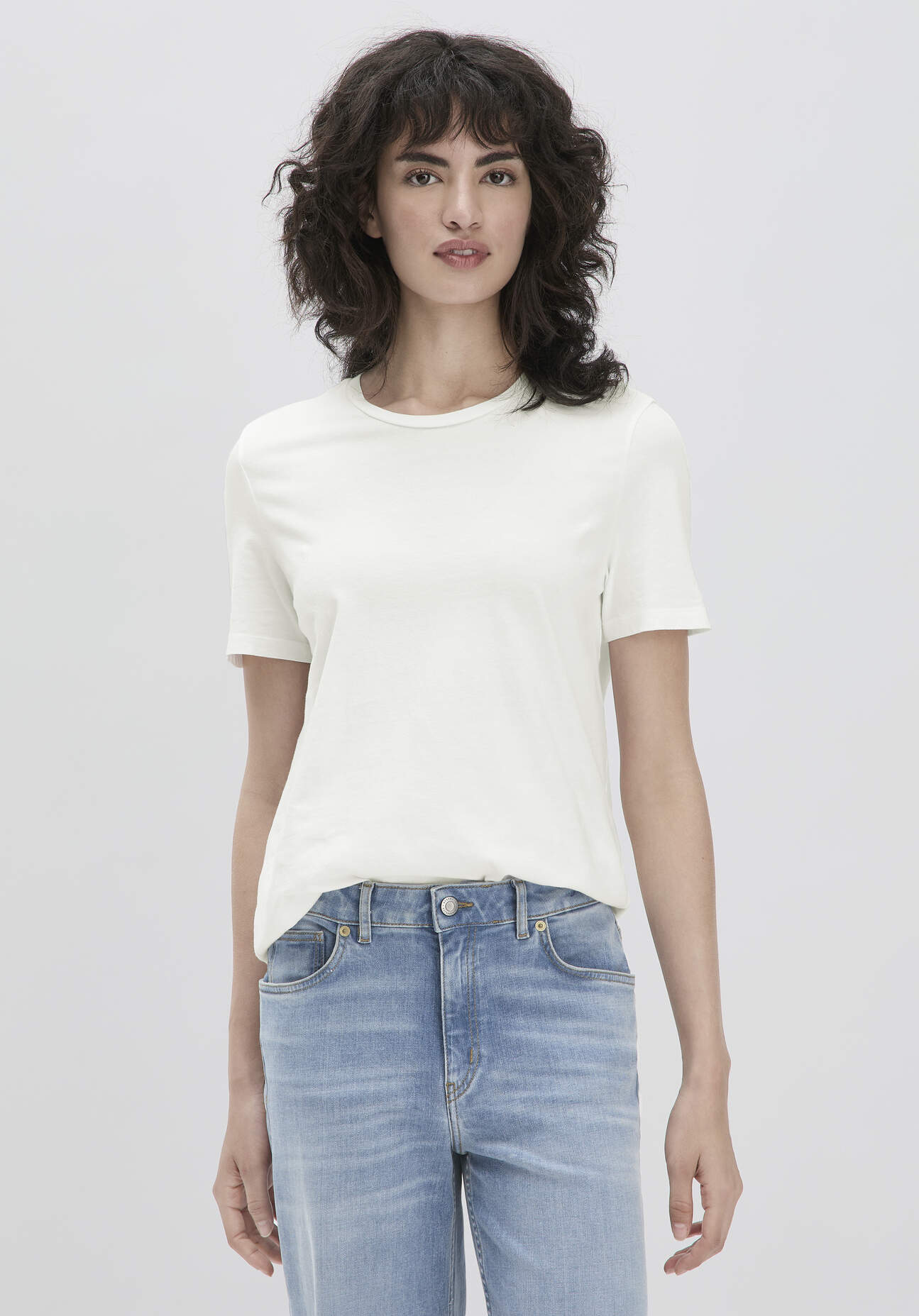 hessnatur Damen T-Shirt Regular aus Bio-Baumwolle - weiß Grösse46 hessnatur Damen T-Shirt Regular aus Bio-Baumwolle - weiß Grösse46 von hessnatur