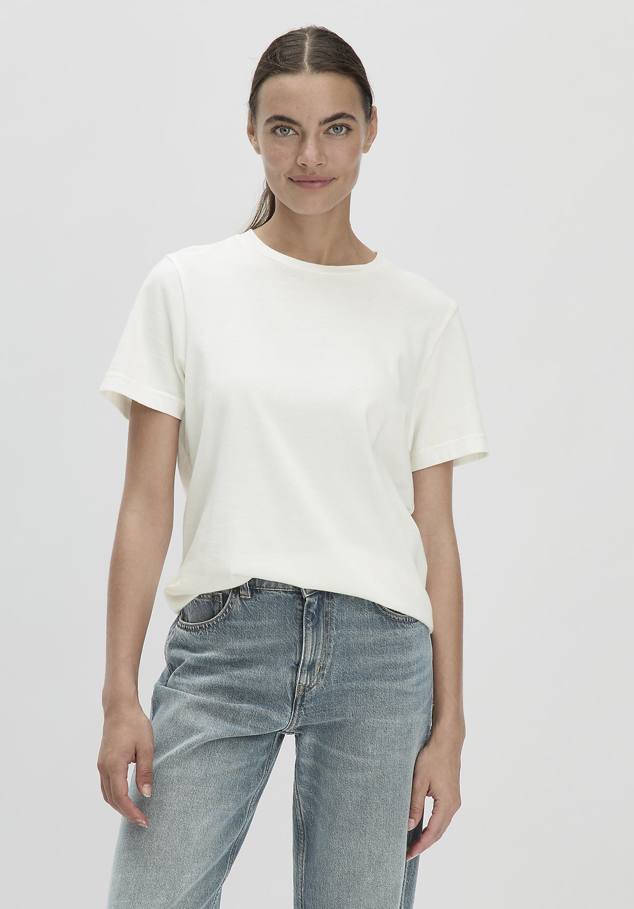 hessnatur Damen Heavy T-Shirt Relaxed aus Bio-Baumwolle - weiß Grösse40 hessnatur Damen Heavy T-Shirt Relaxed aus Bio-Baumwolle - weiß Grösse40 von hessnatur