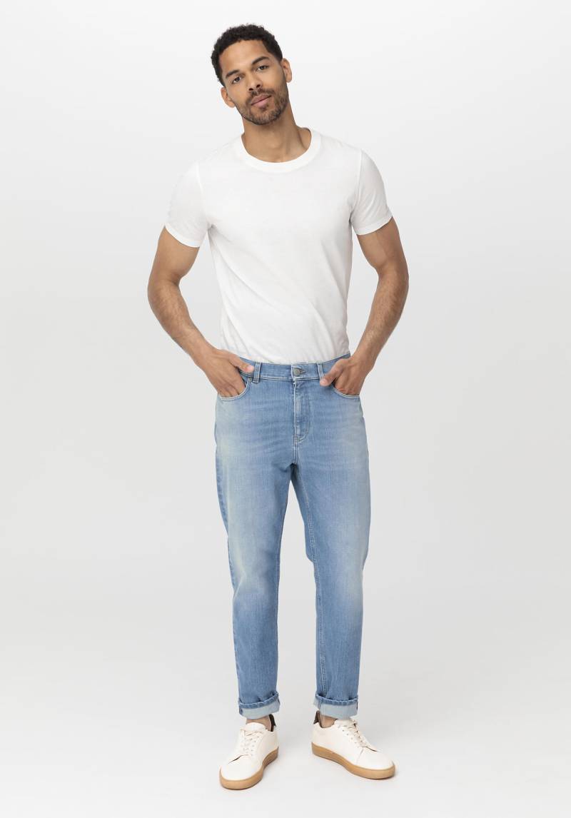 hessnatur Herren Jeans MADS Relaxed Tapered aus Bio-Denim - blau Grösse28/30 von hessnatur